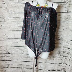 Ivy Rose Transparent Fabric Top Size 3X